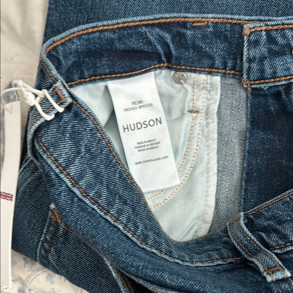 NWT Hudson Jeans Remi Hi Rise Ankle Straight Forward Seam Jeans Split Hem 28 - Picture 6 of 6